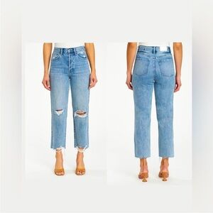 Pistola Distressed Ankle Jeans